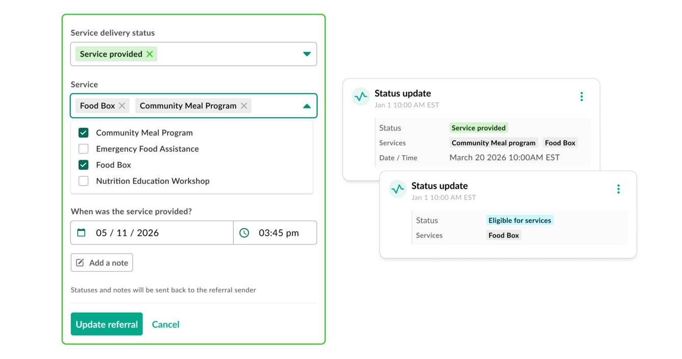 Set up Program Services